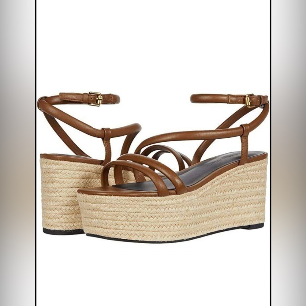 Rebecca Minkoff Josefia Espadrille Wedge in Saddle